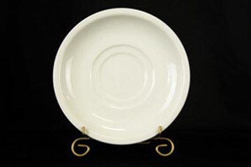 Coffee Cup Saucer, White
